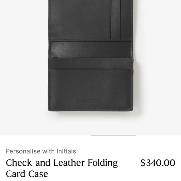 Burberry Check Card Case - Picture 6 of 6